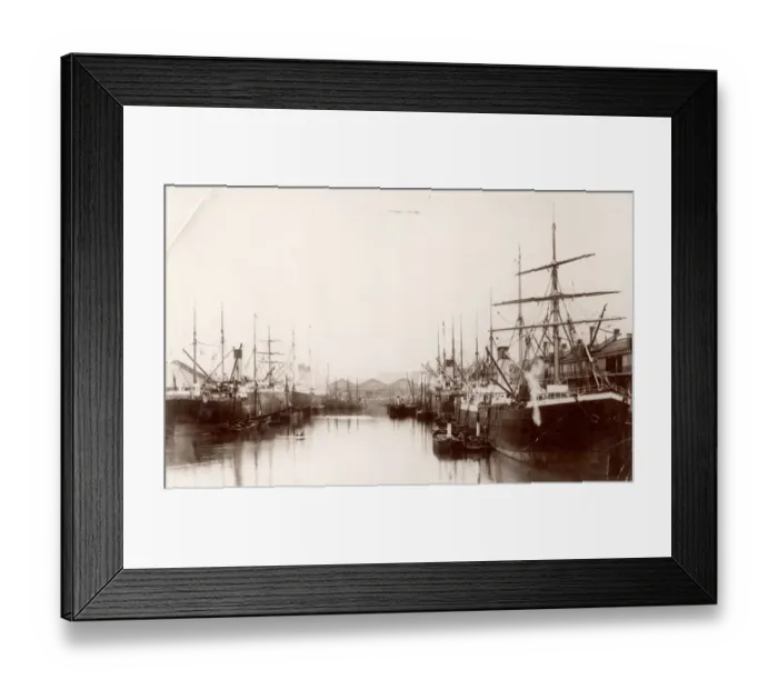 Framed Print : Canada Dock Framed Print : Canada Dock