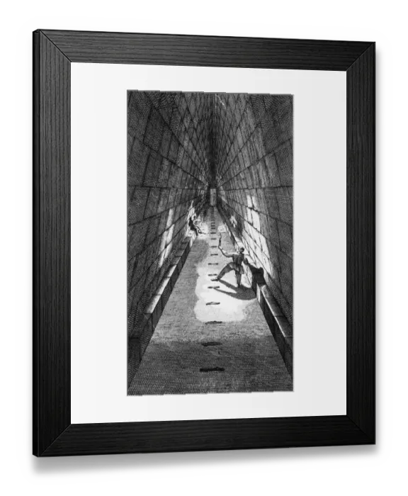 Framed Print : Inside The Great Pyramid