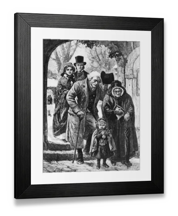 Framed Print : Christmas Day Service Framed Print : Christmas Day Service