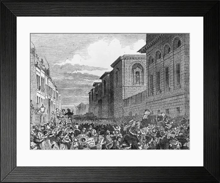 Framed Print : Eager Crowd