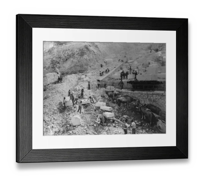 Framed Print : Marble Quarry Framed Print : Marble Quarry