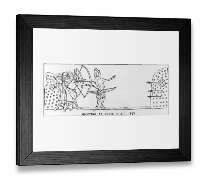 Framed Print : Shooting At Butts Framed Print : Shooting At Butts