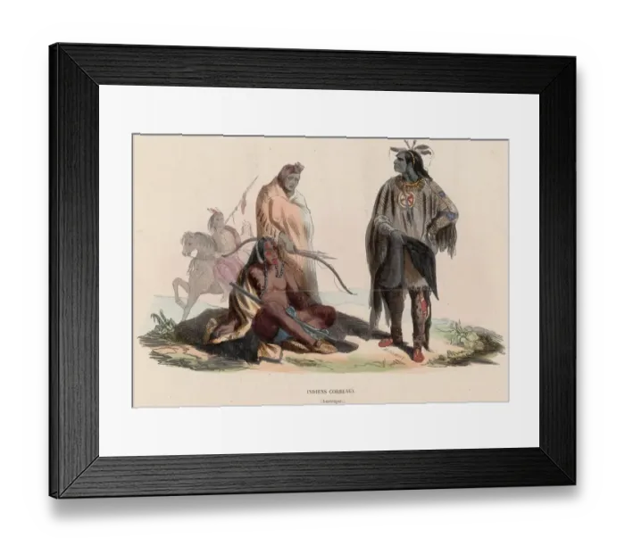 Framed Print : Crow Warriors Framed Print : Crow Warriors