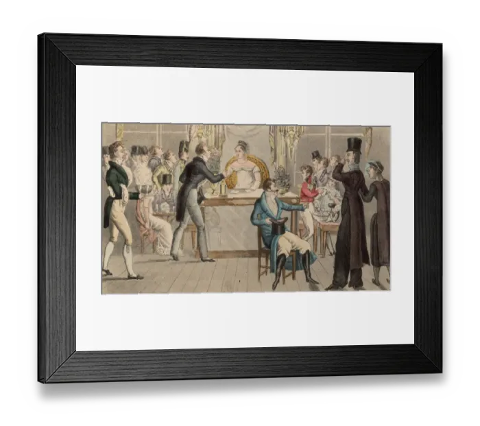 Framed Print : French Cafe Framed Print : French Cafe