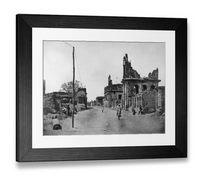 Framed Print : Lucknow Street Framed Print : Lucknow Street