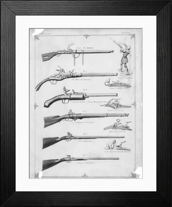 Framed Print : Guns Guns Guns Framed Print : Guns Guns Guns