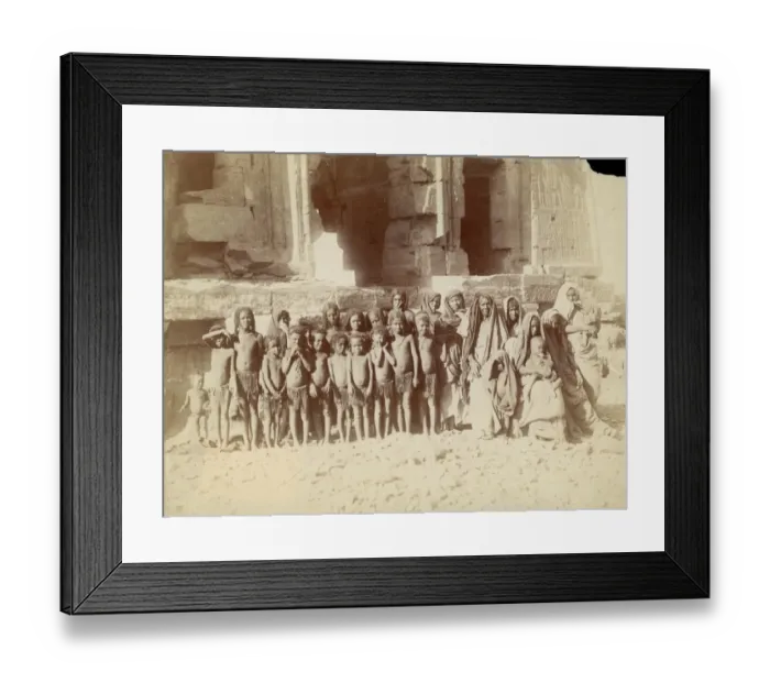 Framed Print : Nubian Family Framed Print : Nubian Family