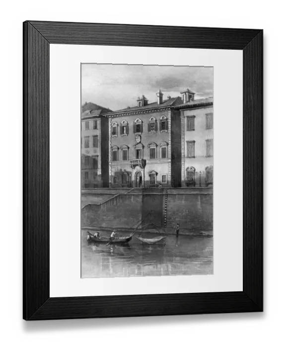 Framed Print : Lord Byrons Villa