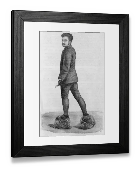 Framed Print : Tricycle Skate Framed Print : Tricycle Skate