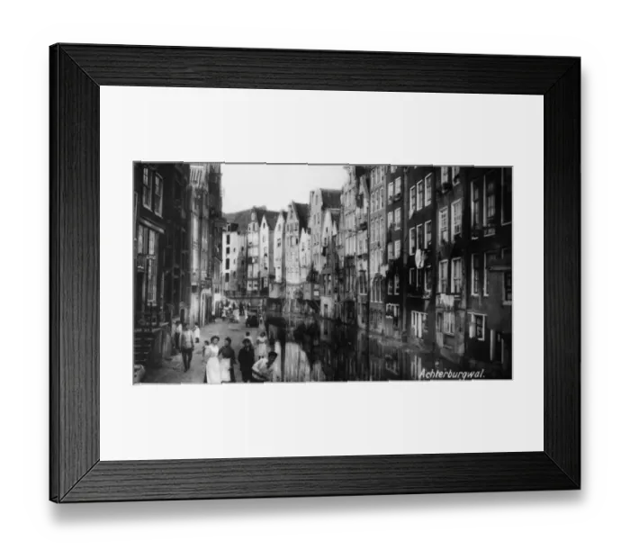 Framed Print : Canalside Houses Framed Print : Canalside Houses