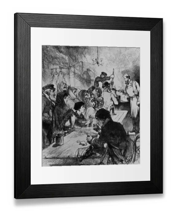Framed Print : Soup Kitchen Framed Print : Soup Kitchen