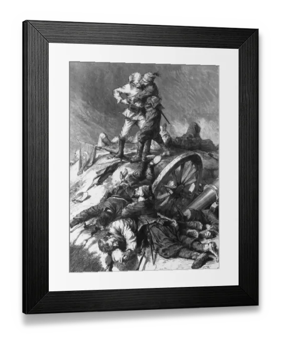 Framed Print : Battlefield Fight Framed Print : Battlefield Fight