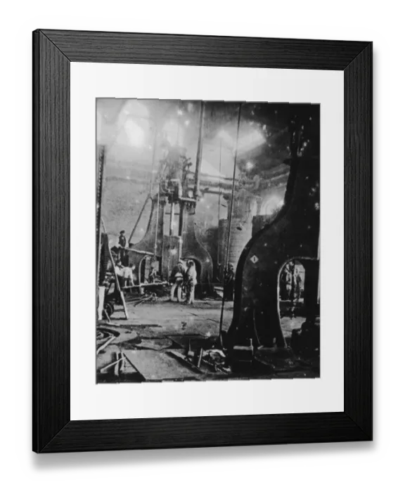 Framed Print : Iron Foundry Framed Print : Iron Foundry