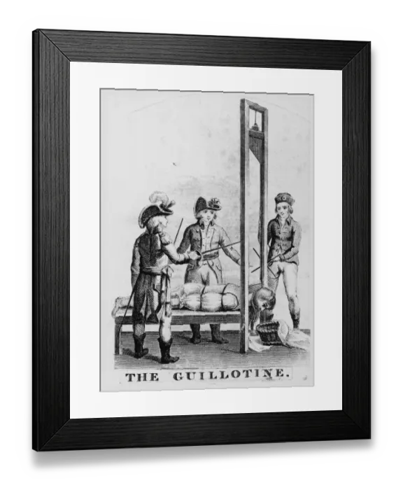 Framed Print : The Guillotine Framed Print : The Guillotine