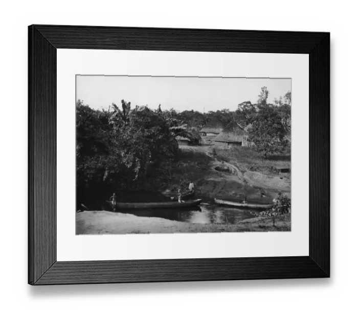 Framed Print : Village In Sierra Leone Framed Print : Village In Sierra Leone