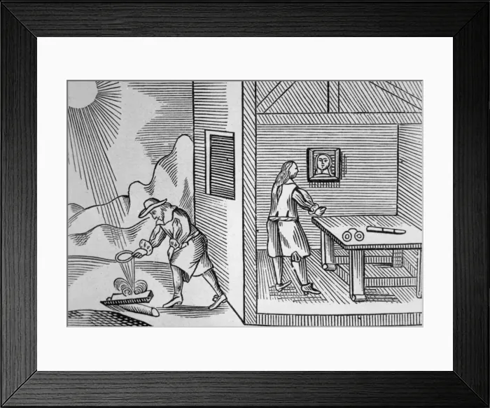 Framed Print : Early Optician Framed Print : Early Optician