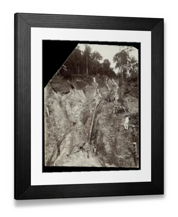 Framed Print : Malaya Tin Mine Framed Print : Malaya Tin Mine