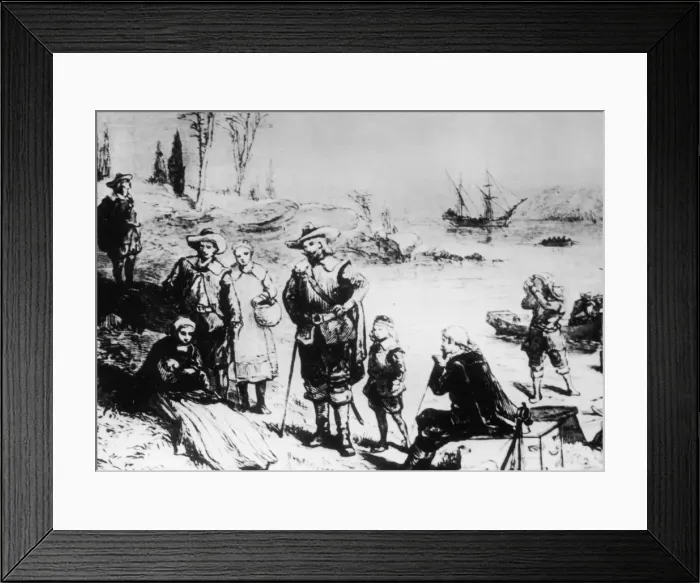 Framed Print : Arrival At Fort Orange