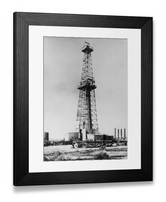 Framed Print : California Oil Well Framed Print : California Oil Well