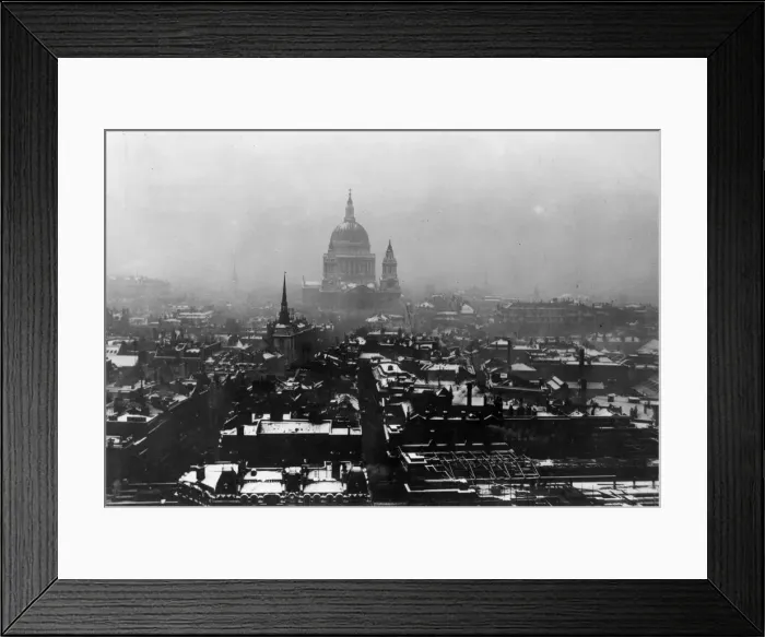 Framed Print : Winter City Framed Print : Winter City