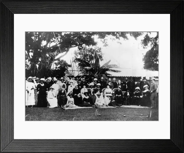 Framed Print : Anyone For Croquet ? Framed Print : Anyone For Croquet ?