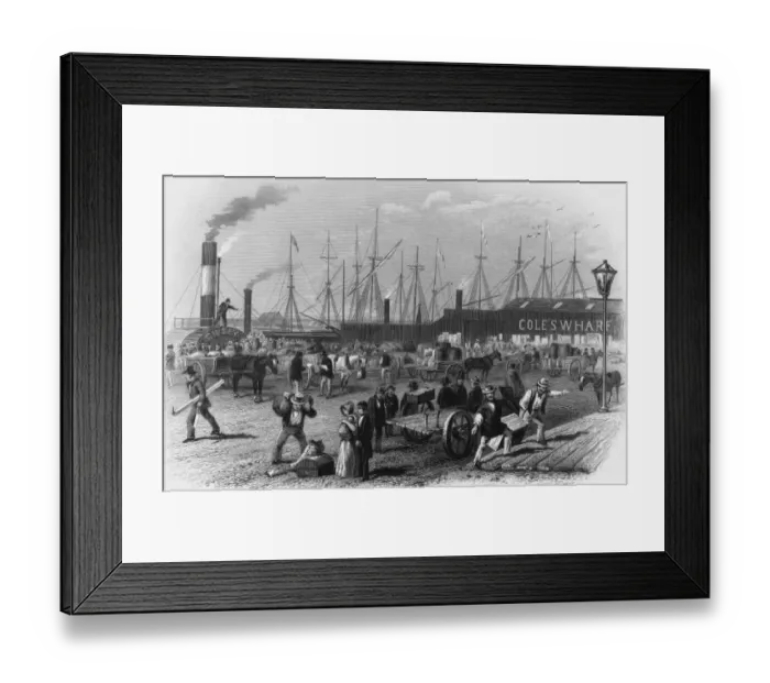 Framed Print : Queens Wharf Framed Print : Queens Wharf