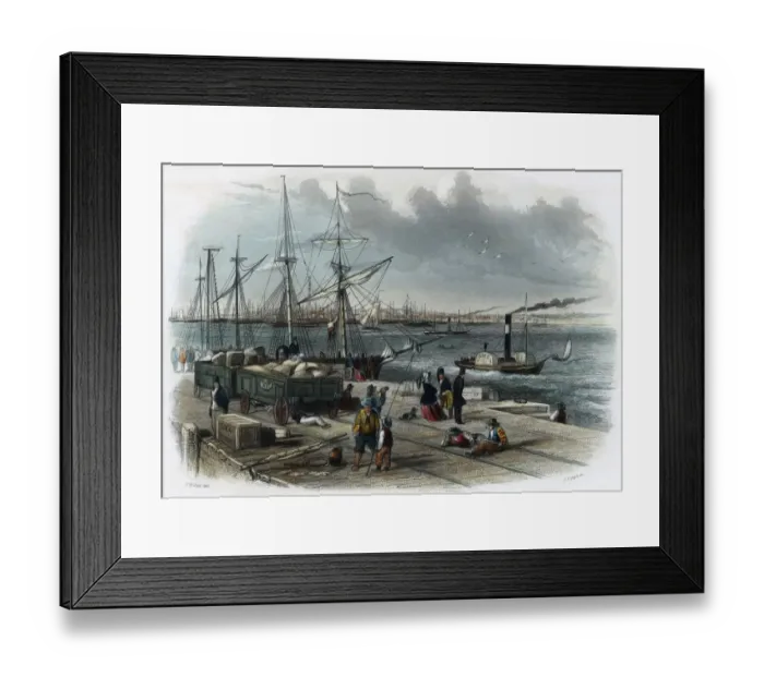 Framed Print : Australian Quayside Framed Print : Australian Quayside