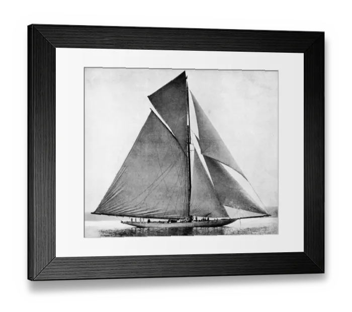 Framed Print : Yacht Valkyrie III Framed Print : Yacht Valkyrie III