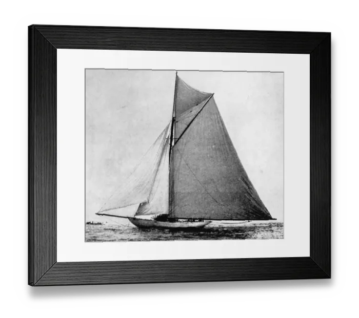 Framed Print : Defender, victorious United States defender of the tenth Americas Cup in 1895 Framed Print : Defender, victorious United States defender of the tenth Americas Cup in 1895