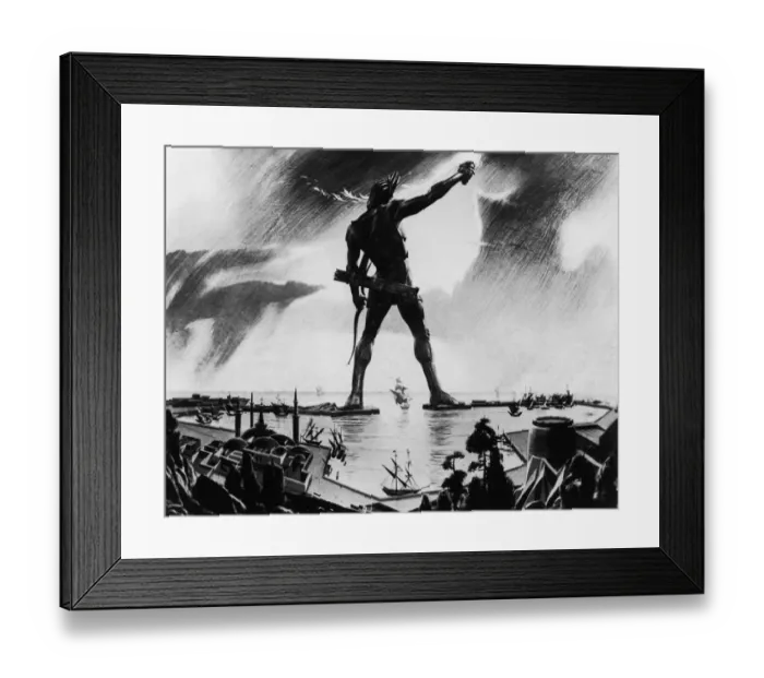 Framed Print : Colossus Of Rhodes Framed Print : Colossus Of Rhodes