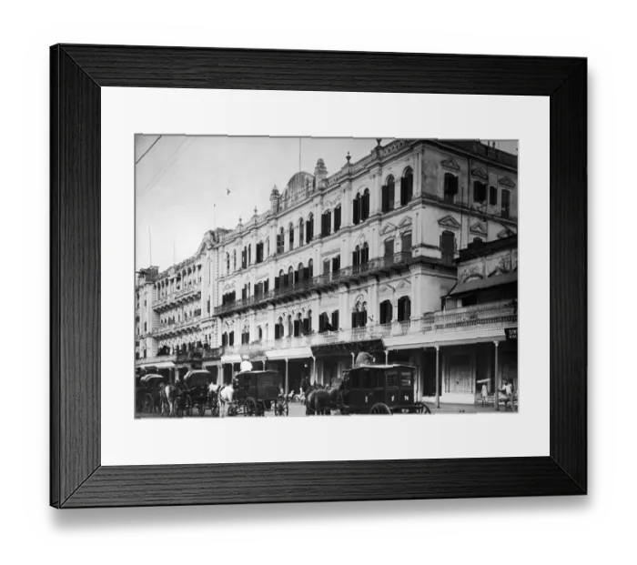 Framed Print : Calcutta Grand Hotel Framed Print : Calcutta Grand Hotel