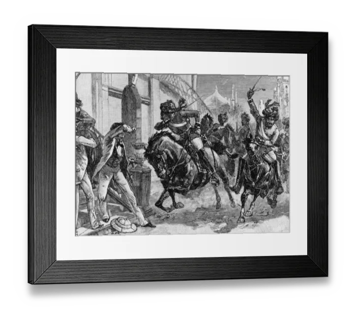 Framed Print : Violence In Delhi Framed Print : Violence In Delhi
