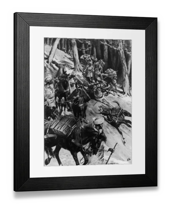 Framed Print : Treacherous Route Framed Print : Treacherous Route