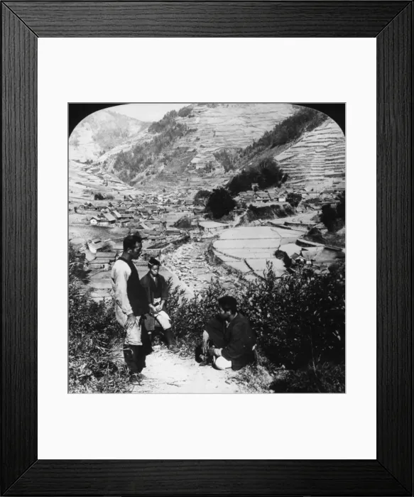 Framed Print : Japanese Village Framed Print : Japanese Village