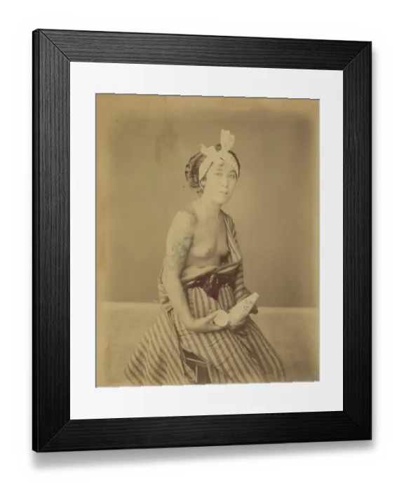 Framed Print : Tatooed Girl Framed Print : Tatooed Girl