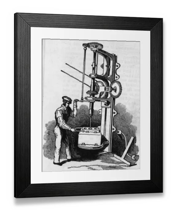 Framed Print : Boring Machine Framed Print : Boring Machine