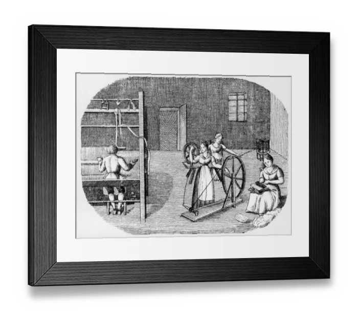 Framed Print : Weavers And Spinners Framed Print : Weavers And Spinners