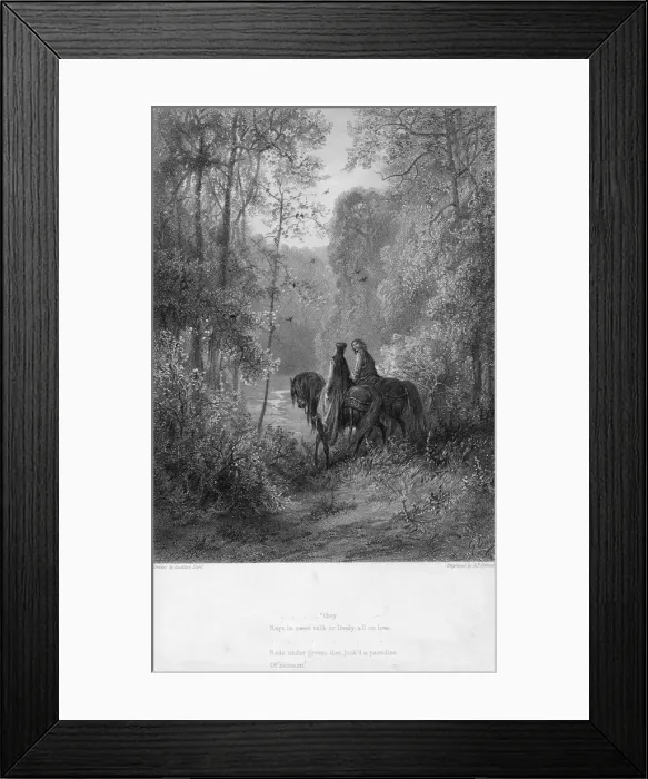 Framed Print : Woodland Lovers Framed Print : Woodland Lovers