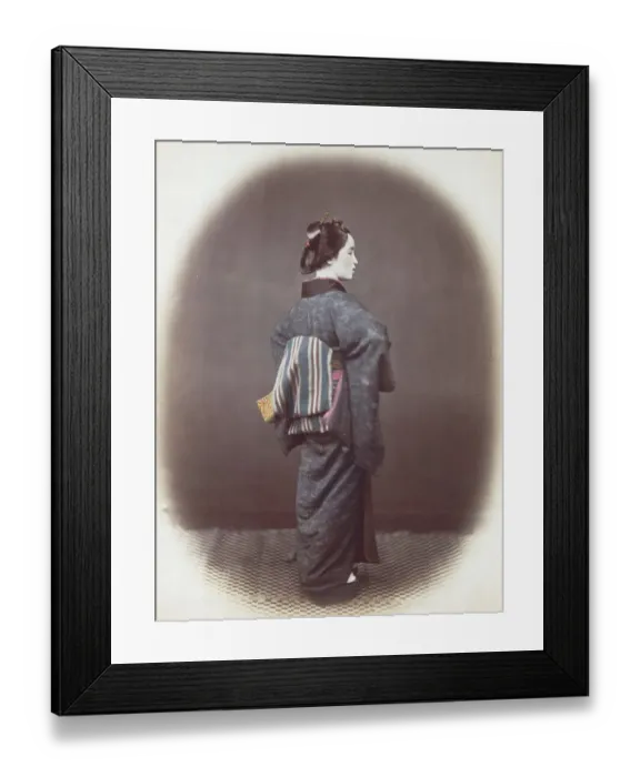 Framed Print : Japanese Woman Framed Print : Japanese Woman