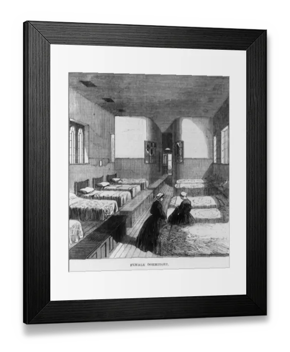 Framed Print : Female Dorm Framed Print : Female Dorm