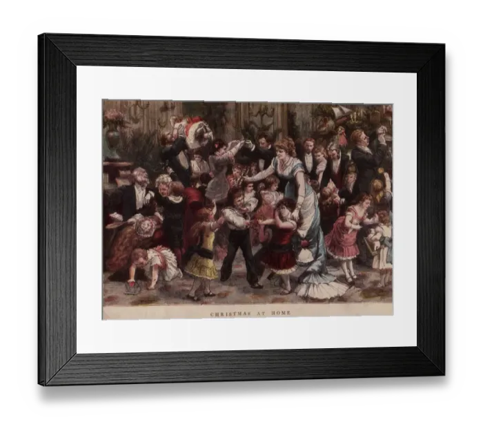 Framed Print : Christmas At Home Framed Print : Christmas At Home