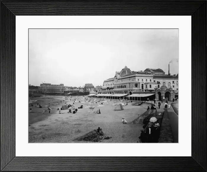 Framed Print : Biarritz Sands Framed Print : Biarritz Sands