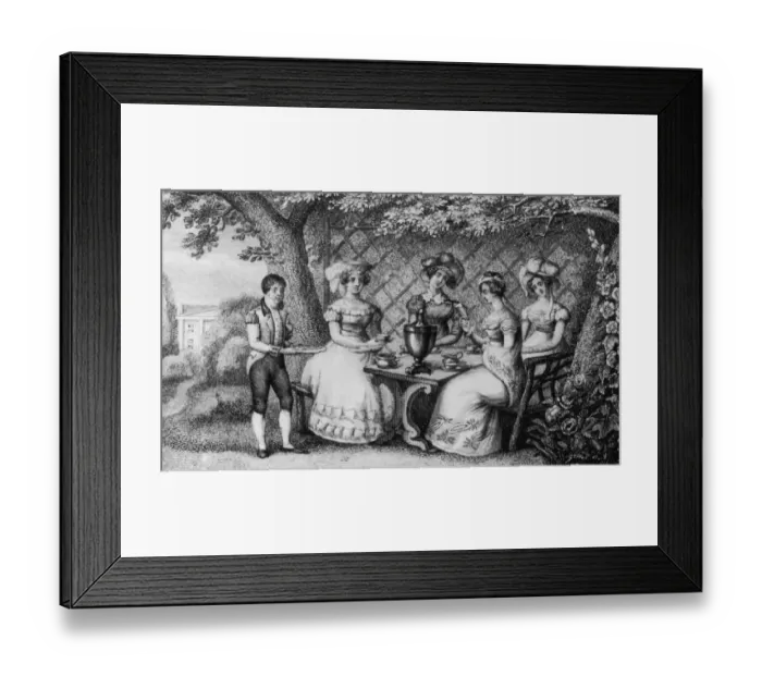 Framed Print : Tea In The Garden Framed Print : Tea In The Garden