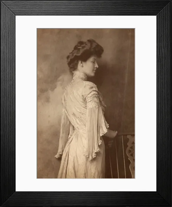 Framed Print : High-Necked Gown Framed Print : High-Necked Gown