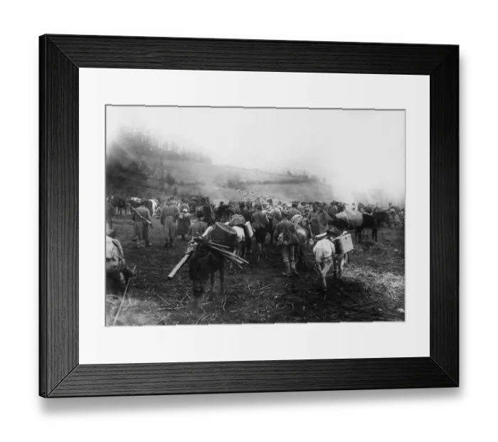 Framed Print : Defeated Army