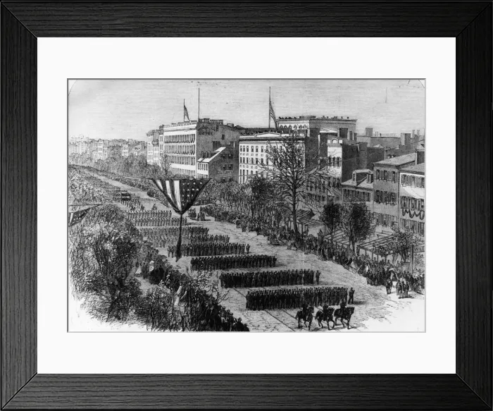Framed Print : Lincolns Funeral Framed Print : Lincolns Funeral