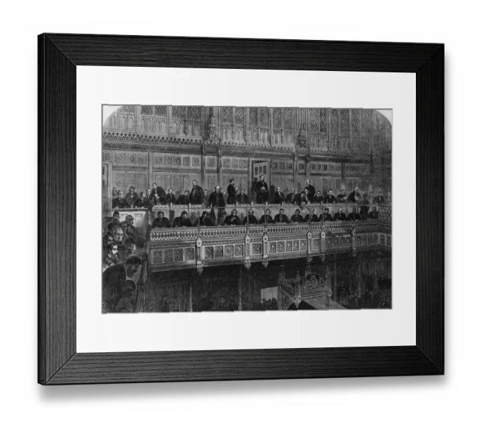 Framed Print : Reporters Gallery Framed Print : Reporters Gallery