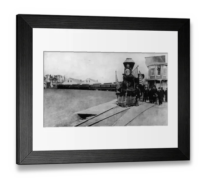 Framed Print : Lincoln Funeral Train Framed Print : Lincoln Funeral Train