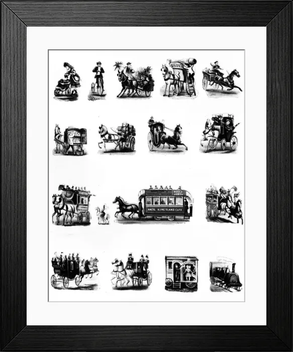Framed Print : Victorian Travel Framed Print : Victorian Travel