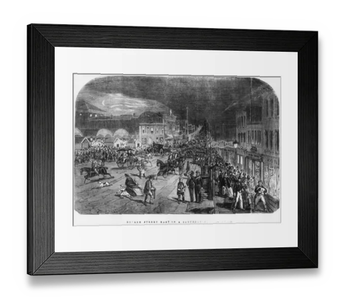 Framed Print : Street At Night Framed Print : Street At Night